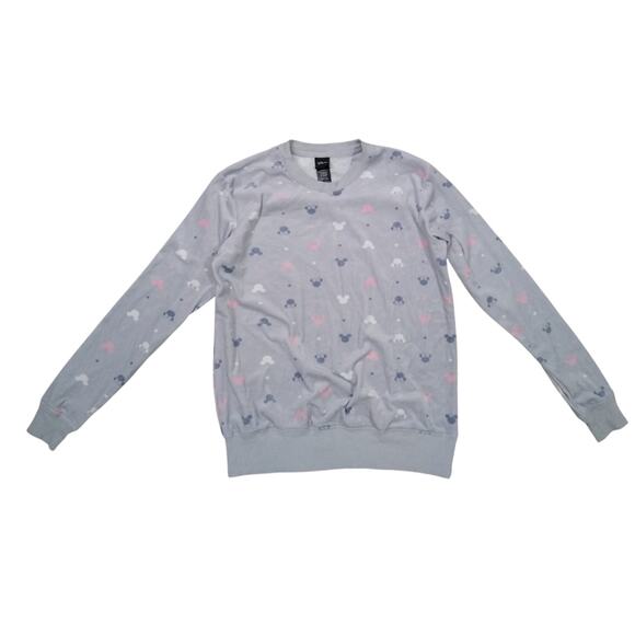 ‼️[B321] Disney Mickey/Mini Mouse Icon Sweater Set - Color Grey, Size XS - Picture 3 of 5